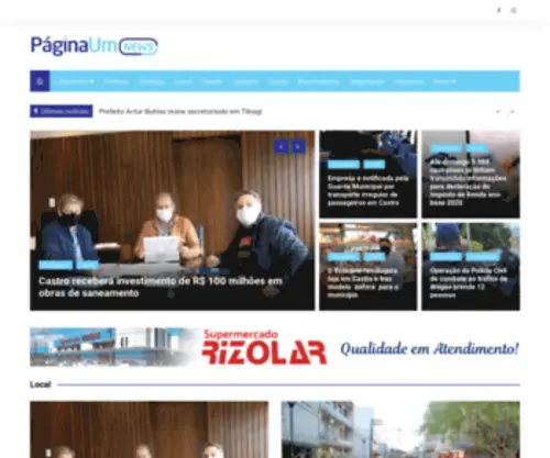 P1News.com.br(P1 News) Screenshot