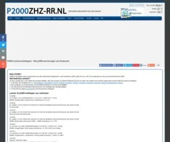 P2000ZHZ-RR.nl(P2000 monitor(meldingen)) Screenshot