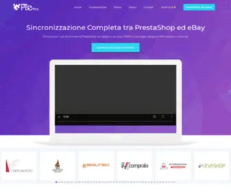 P2E.it(Sincronizzazione PrestaShop con eBay) Screenshot