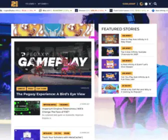 P2Enews.com(Play-To-Earn Games, News and Leaks) Screenshot