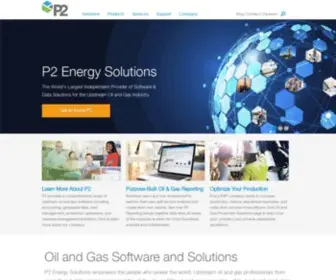 P2ES.com(P2 Energy Solutions) Screenshot