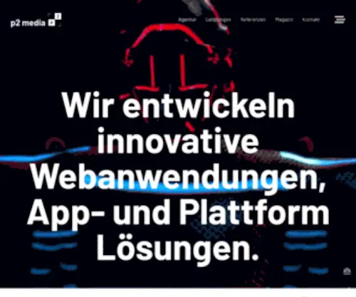 P2Media.de(Werbeagentur p2 media) Screenshot