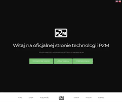P2M.me(Oficjalna strona technologii P2M) Screenshot