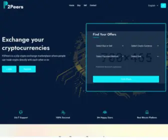 P2Peers.com(P2Peers Admin) Screenshot