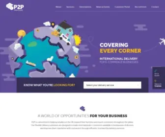 P2Pmailing.co.uk(P2P, A FedEx Company) Screenshot