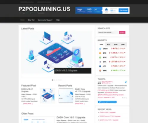 P2Poolmining.us(Distributed CryptoCoin Mining) Screenshot