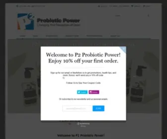 P2ProbioticPower.com(Natural Probiotics Products For Body) Screenshot