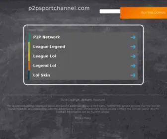 P2Psportchannel.com(p2psportchannel) Screenshot