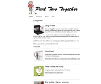 P2Tog.com(Knitting news) Screenshot