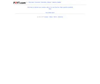 P2YT.com(Promote Your YouTube Videos) Screenshot