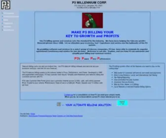 P3Billing.com(P3 Millennium Corp) Screenshot