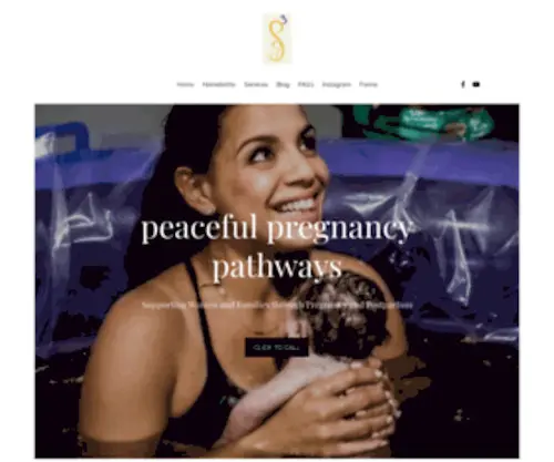 P3Birth.com(Peaceful pregnancy pathways) Screenshot