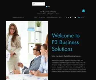 P3Bizsolutions.biz(Digital Marketing Agency for Small Businesses) Screenshot