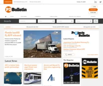 P3Bulletin.com(Public Private Partnerships Data) Screenshot