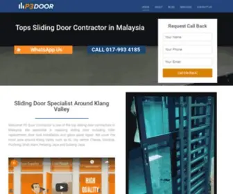 P3Door.com(Top Sliding Door Contractor in Malaysia) Screenshot