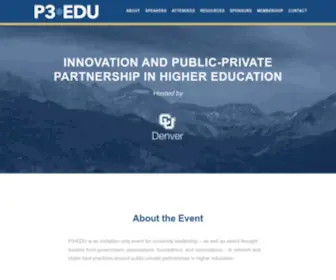 P3Edu.com(P3•EDU 2023) Screenshot