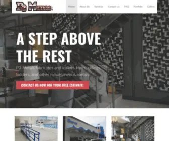 P3Metals.com(Stairs) Screenshot