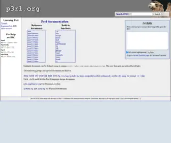 P3RL.org(Shorten your Perl and CPAN URLs) Screenshot