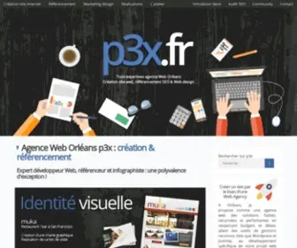 P3X.fr(Agence web Orléans p3x) Screenshot