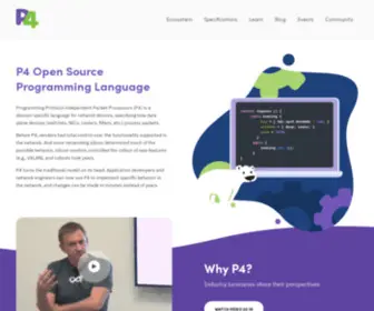 P4.org(Language Consortium) Screenshot
