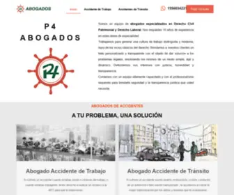 P4Abogados.com.ar(Abogados de Accidentes) Screenshot