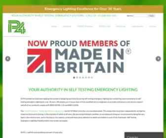 P4Fastel.co.uk(Self Testing Emergency Lighting) Screenshot