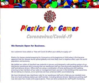 P4G.co.uk(Plastics for Games Ltd) Screenshot