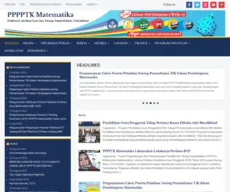 P4Tkmatematika.org(Website PPPPTK Matematika) Screenshot