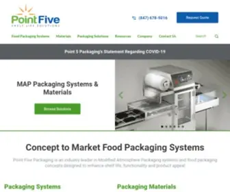 P5PKG.com(Point Five Packaging) Screenshot