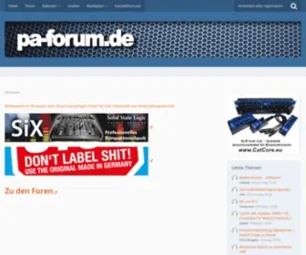 PA-Forum.de(PA Forum) Screenshot