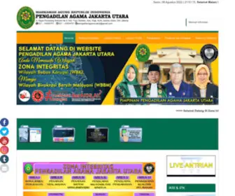 PA-Jakartautara.go.id(Media Informasi dan Publikasi Pengadilan Agama Jakarta Utara) Screenshot