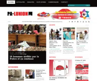 PA-Lunion.com(Togo) Screenshot