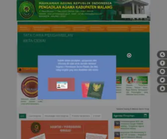 PA-Malangkab.go.id(Pengadilan Agama Kabupaten Malang Klas 1A) Screenshot