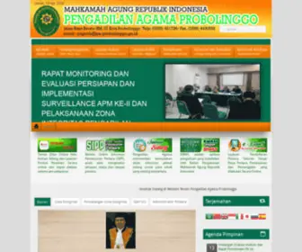 PA-Probolinggo.go.id(Pengadilan Agama Probolinggo Kelas 1B) Screenshot