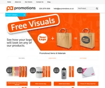 PA-Promotions.co.uk(Promotional Products & Materials) Screenshot