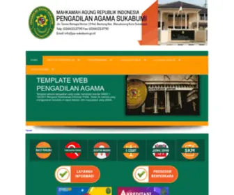 PA-Sukabumi.go.id(Halaman Utama) Screenshot