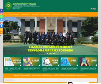 PA-Tondano.go.id(Pengadilan Agama Tondano) Screenshot