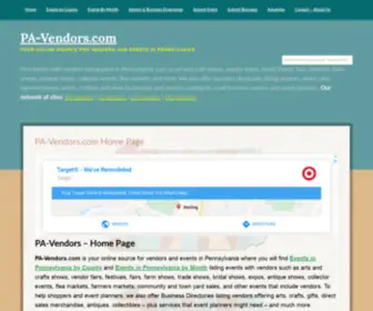 PA-Vendors.com(Your online source for Pennsylvania vendors and events) Screenshot