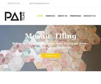 PA1Tiling.com(Certified Floor & Wall Tiling) Screenshot