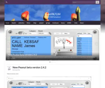 PA7Lim.nl(Dutch HAM amateur) Screenshot