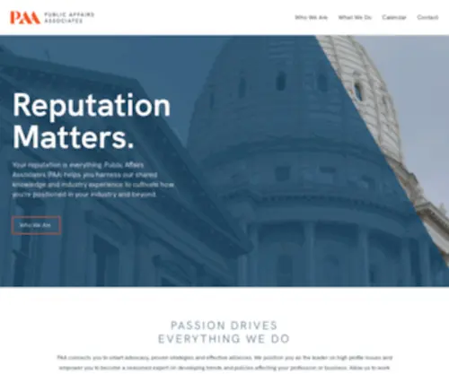 Paa-Online.com(Public Affairs Associates) Screenshot