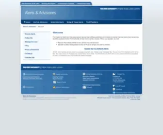 Paalerts.com(Port Authority Alerts & Advisories) Screenshot