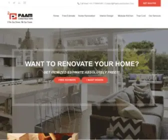 Paamconstruction.com(Paam Construction) Screenshot