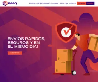 Paaq.com.ar(Envíos rápidos) Screenshot