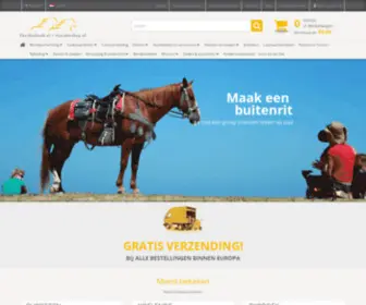 Paardenshop.eu(Ruitersportartikelen) Screenshot