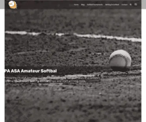 Paasa.org(PA ASA Amateur Softball Association) Screenshot