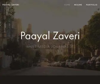 Paayalzaveri.com(Paayal Zaveri) Screenshot