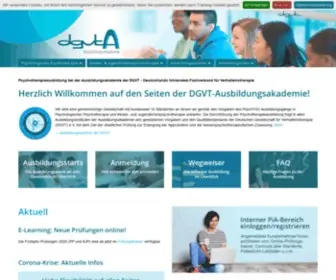 Pab-Info.de(Psychotherapieausbildung beim Ausbildungsverbund der DGVT) Screenshot