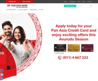 PABCBank.com(Pan Asia Banking Corporation PLC) Screenshot