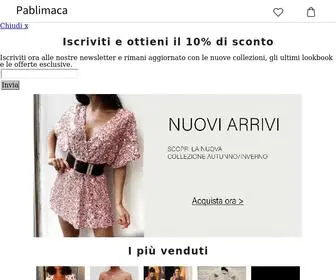 Pablimaca.com(Abbigliamento da donna) Screenshot